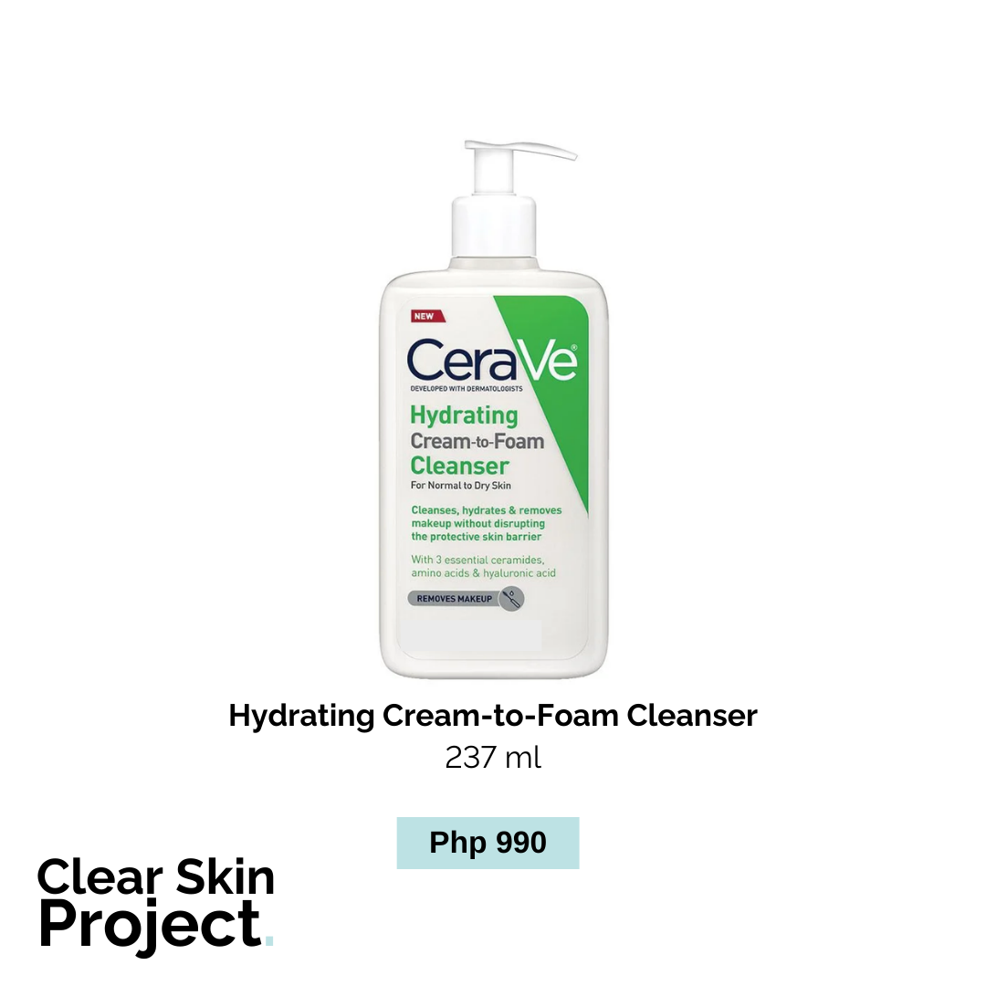 CeraVe Hydrating Cream-to-Foam Cleanser