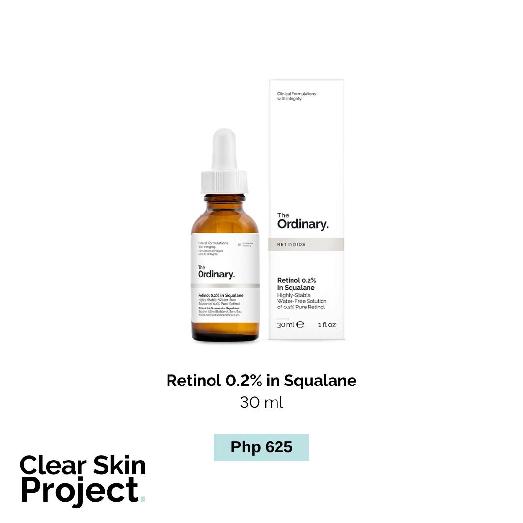 The Retinol 0.2% in Squalane – ClearSkinProject