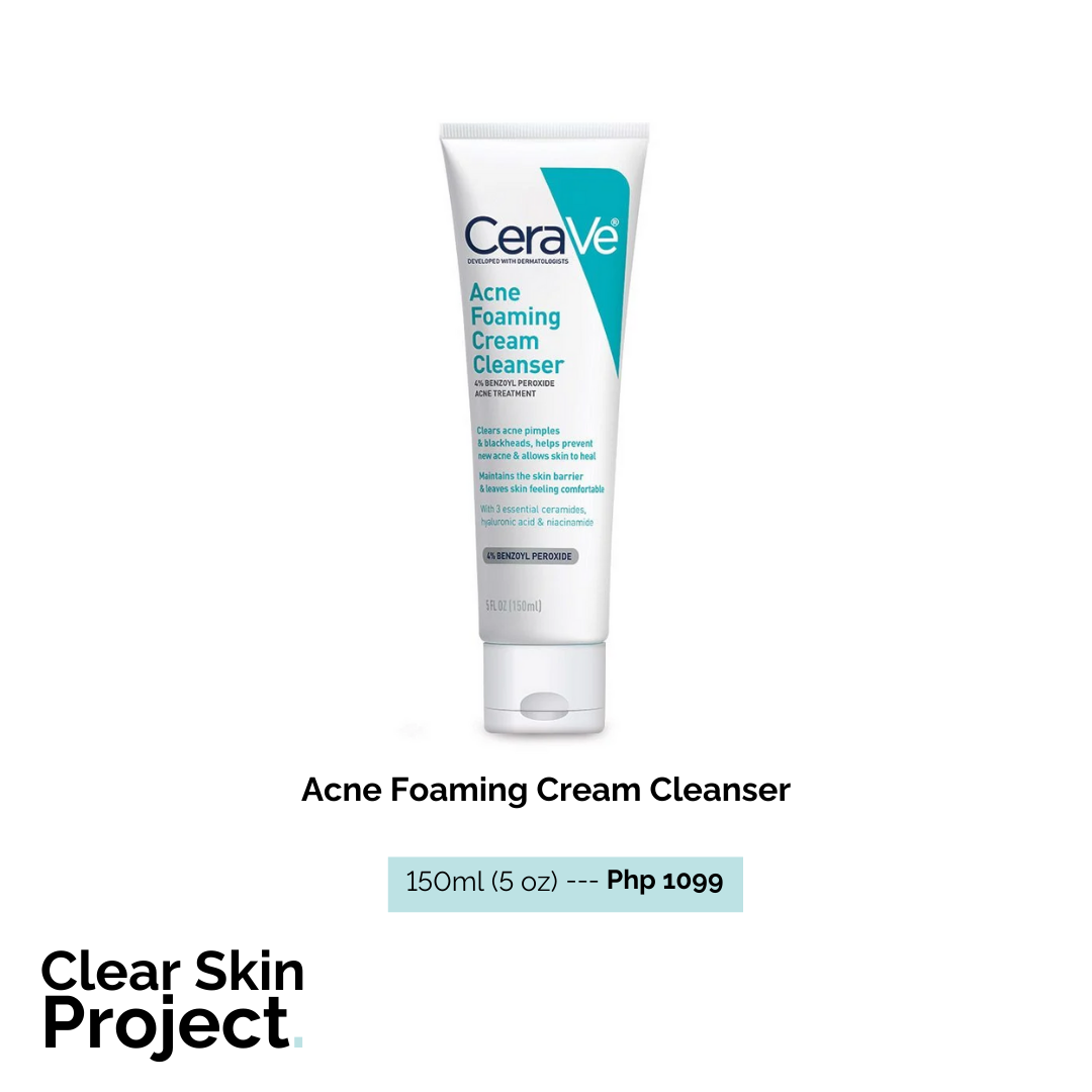 How to use CeraVe Acne Foaming Cream Cleanser 