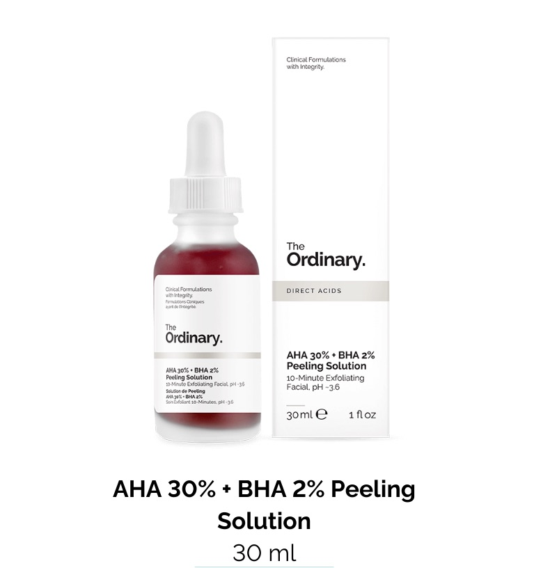 The Ordinary AHA 30% + BHA 2% Peeling Solution