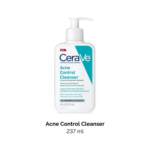 CeraVe Acne Control Cleanser with Salicylic Acid