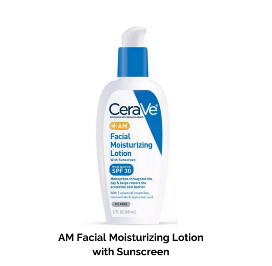 CeraVe AM Facial Moisturizing Lotion with Sunscreen 60ml